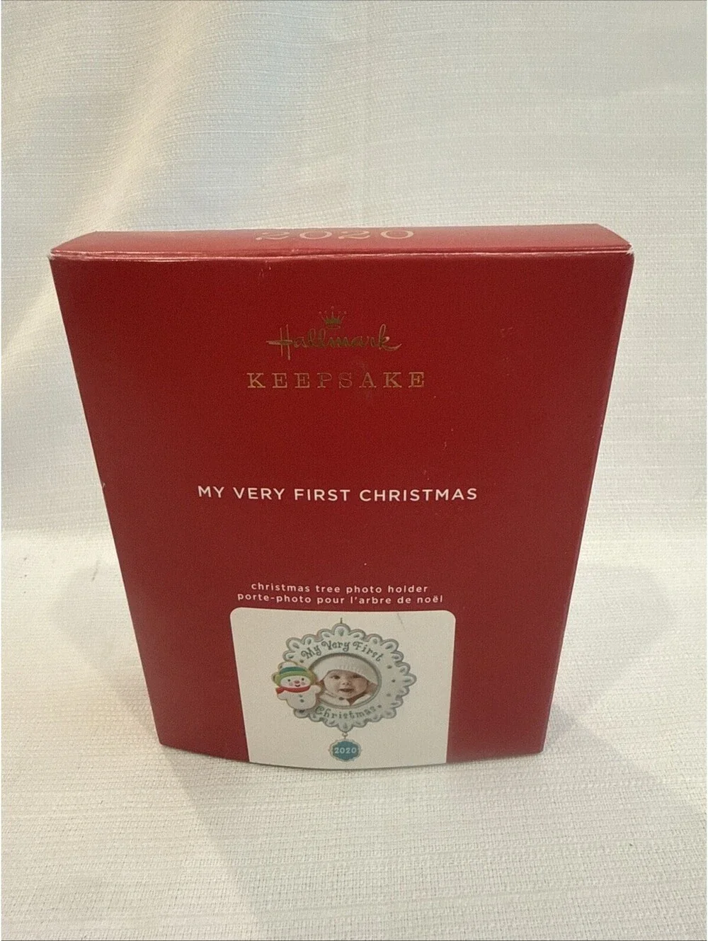 Hallmark Keepsake Baby’s First Christmas Photo Holder Ornament 2020 QGO1874